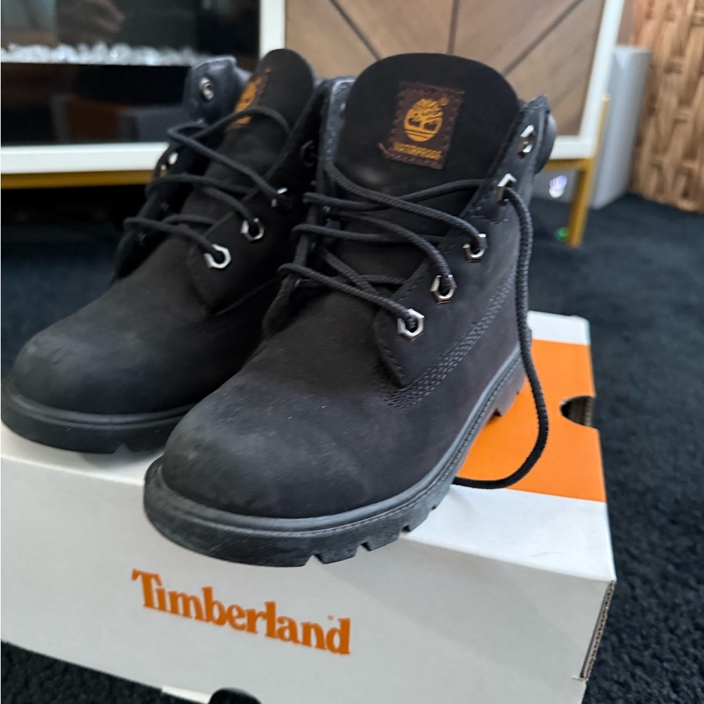 Timberland Black Nubuck Boots